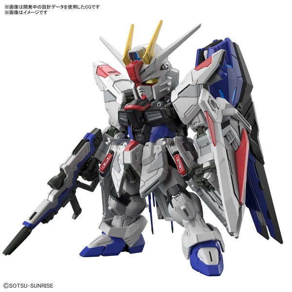 Bandai 1/100 MGSD Freedom Gundam front on view light background
