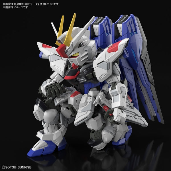 Bandai 1/100 MGSD Freedom Gundam kneeling pose