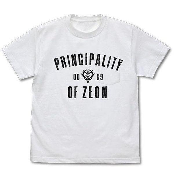 Cospa T-Shirt Mobile Suit Gundam Principality of Zeon with Pocket