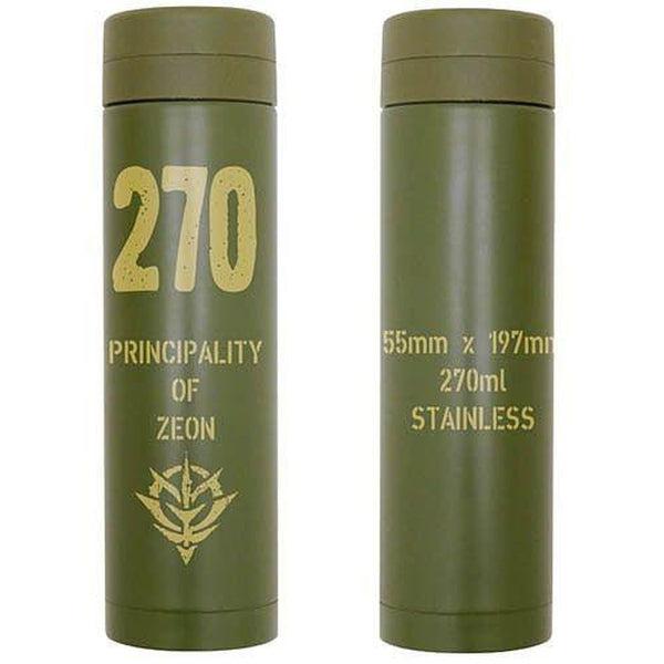 Zeon Thermo Bottle (Mobile Suit Zeta Gundam) front and rear view
