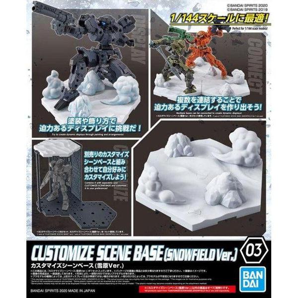 Bandai 1/144 30MM Customise Scene Base (Snowfield Ver.) package artwork