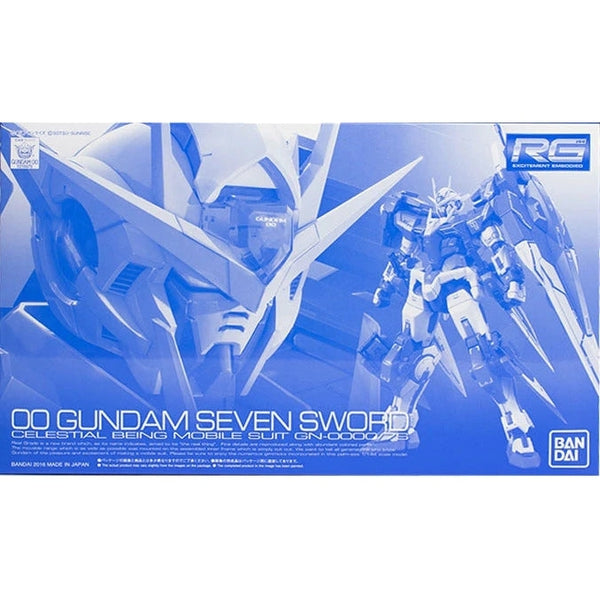 P-Bandai 1/144 RG 00 Gundam Seven Sword package artwork