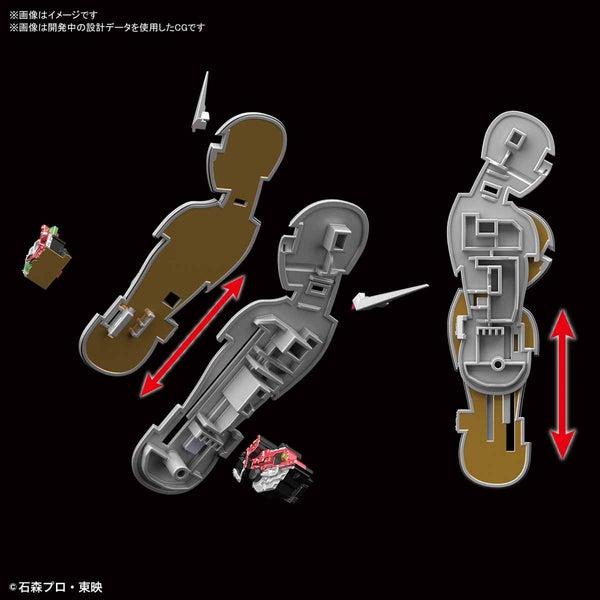Bandai Figure-Rise Standard Kamen Rider Double Cyclone Joker assembly detail