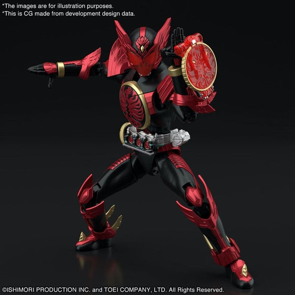 Bandai Figure Rise Standard Kamen Rider 000 Tajadoru Combo action pose