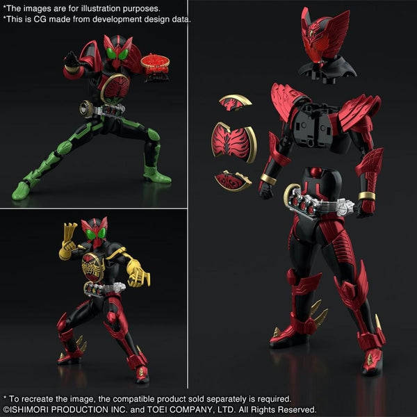 Bandai Figure Rise Standard Kamen Rider 000 Tajadoru Combo possible configurations