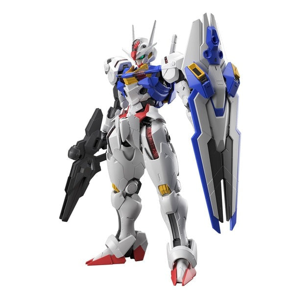Bandai  Full Mechanics 1/100 HG Gundam Aerial front on view. white background