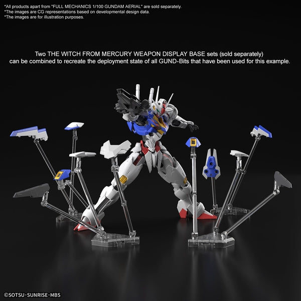 Bandai  Full Mechanics 1/100 HG Gundam Aerial optional accessories