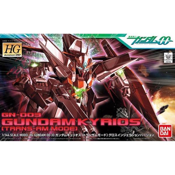 Bandai 1/144 HG Gundam 00 Kyrios Trans-Am Mode package artwork