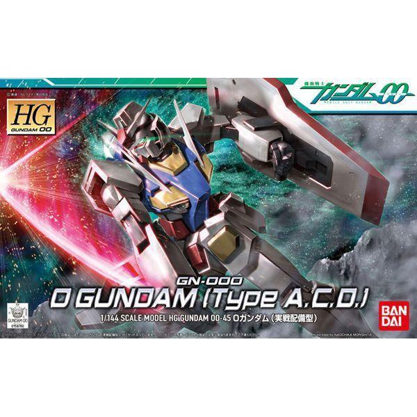 GUNDAM Bandai 1/144 HG O Gundam (Type A.C.D.) package art
