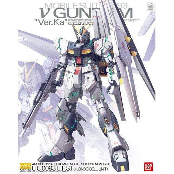 GUNDAM Bandai 1/100 MG NU Gundam Ver. Ka package art