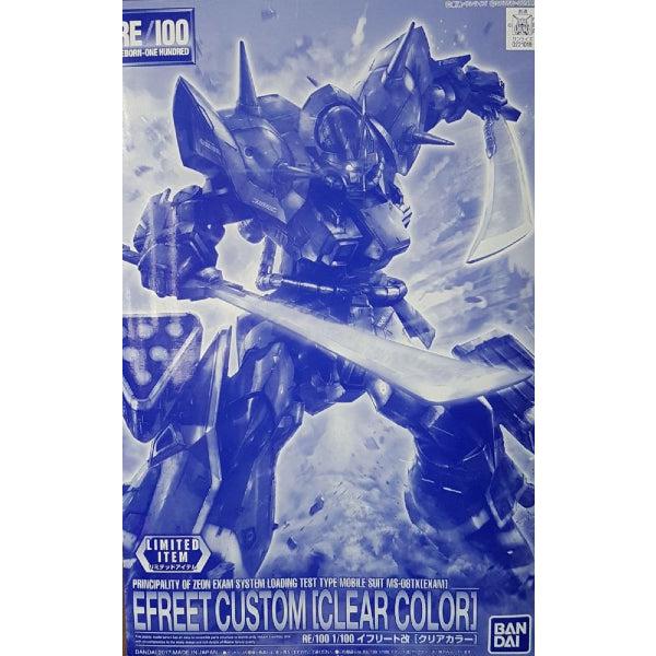 P-Bandai 1/100 RE/100 Efreet Custom Clear Colour package artwork