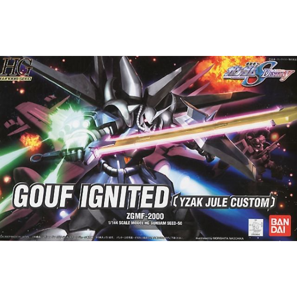 Bandai 1/144 HG Gouf Ignited Yzak Jule Custom package artwork