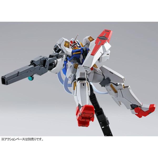 P-Bandai 1/144 HG Gundam Plutone action pose with weapon. 