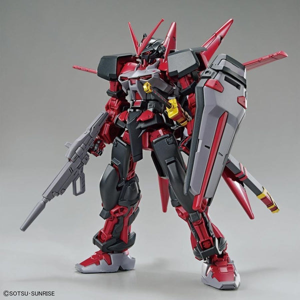 Bandai 1/144 HG GB Gundam Astray Red Frame Inversion front on view.