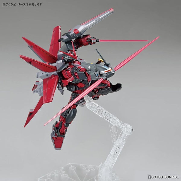 Bandai 1/144 HG GB Gundam Astray Red Frame Inversion action pose 1