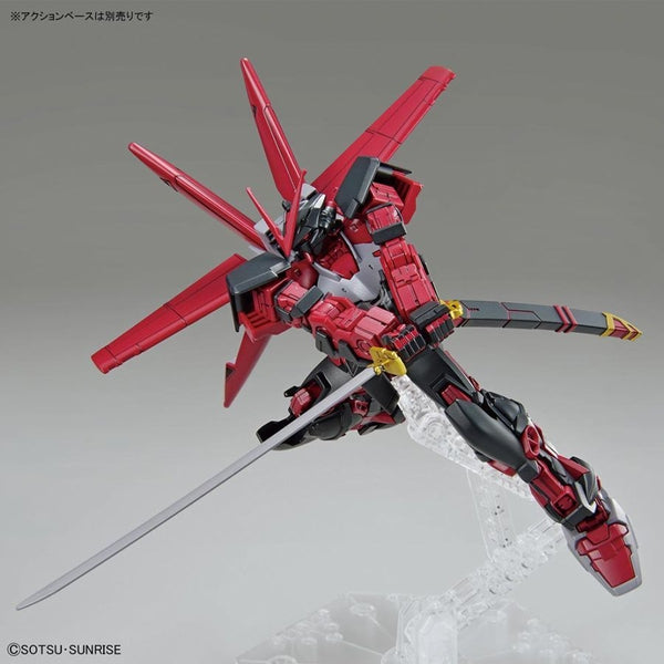 Bandai 1/144 HG GB Gundam Astray Red Frame Inversion action pose 2