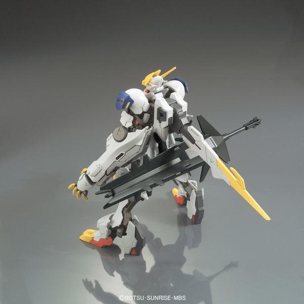 Bandai 1/144 HG Gundam Barbatos Lupus Rex action pose rear weapons