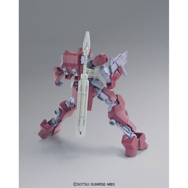 Bandai 1/144 HG IBO IO Frame Shiden rear view action pose