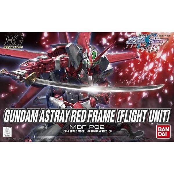 Gundam Express Australia Bandai 1/144 HG MBF-P02 Gundam Astray Red Frame Flight Unit package art