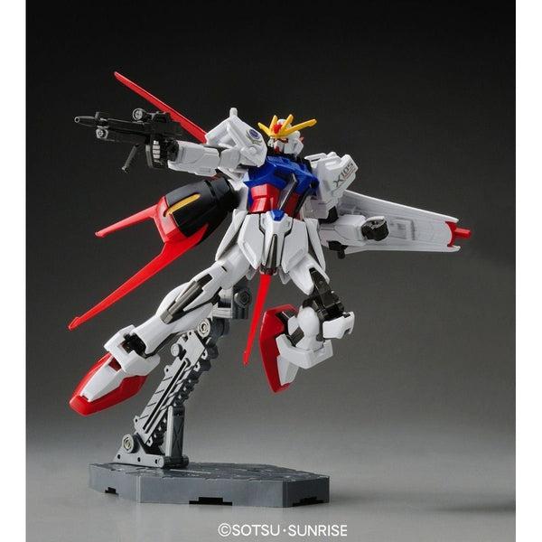 Bandai 1/144 HG Aile Strike Gundam action pose