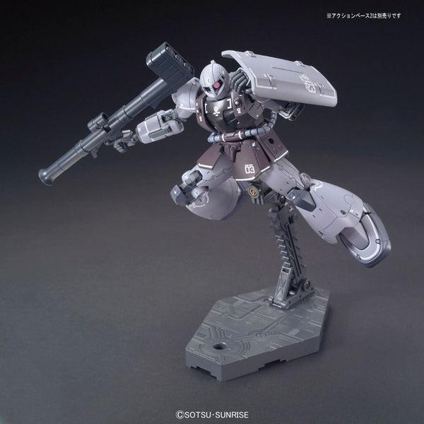 Bandai 1/144 HG YMS-03 Waff action pose with weapon.  2