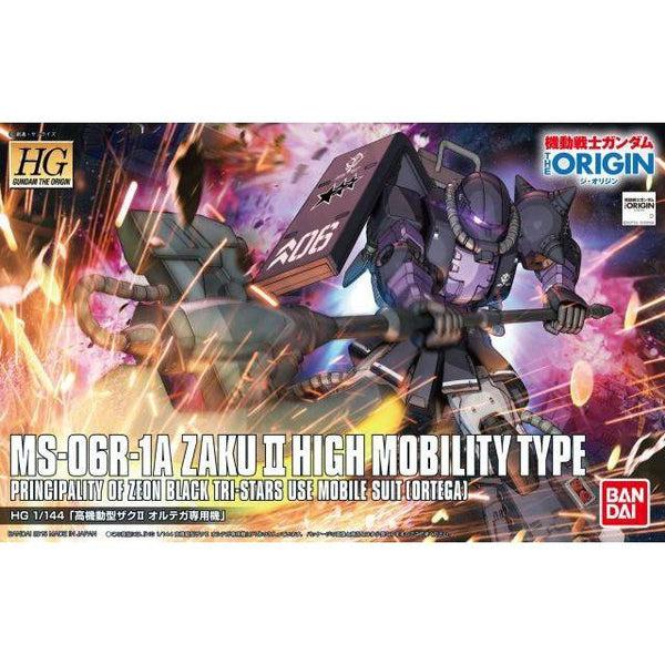 Bandai 1/144 HG MS-06R-1A Zaku II High Mobility Type (Ortega) package art