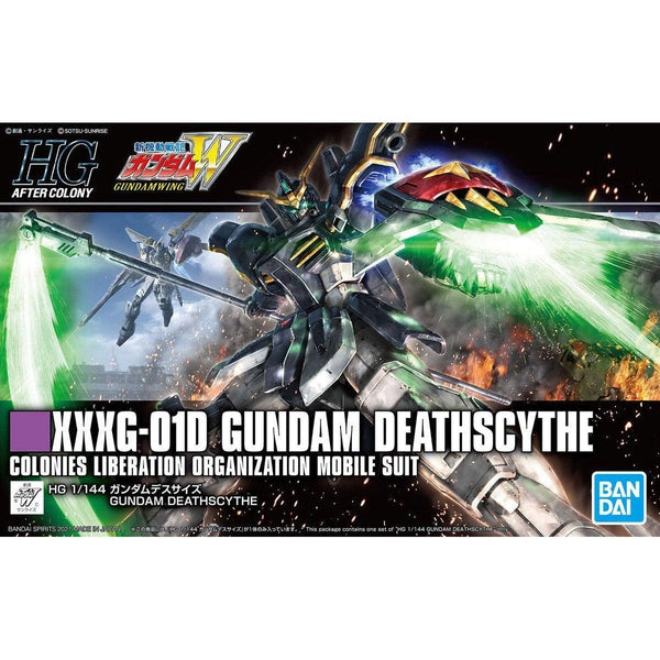 Bandai 1/144 HGAC Gundam Deathscythe package artwork