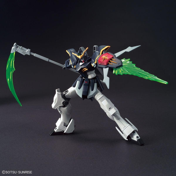 Bandai 1/144 HGAC Gundam Deathscythe action pose with weapons