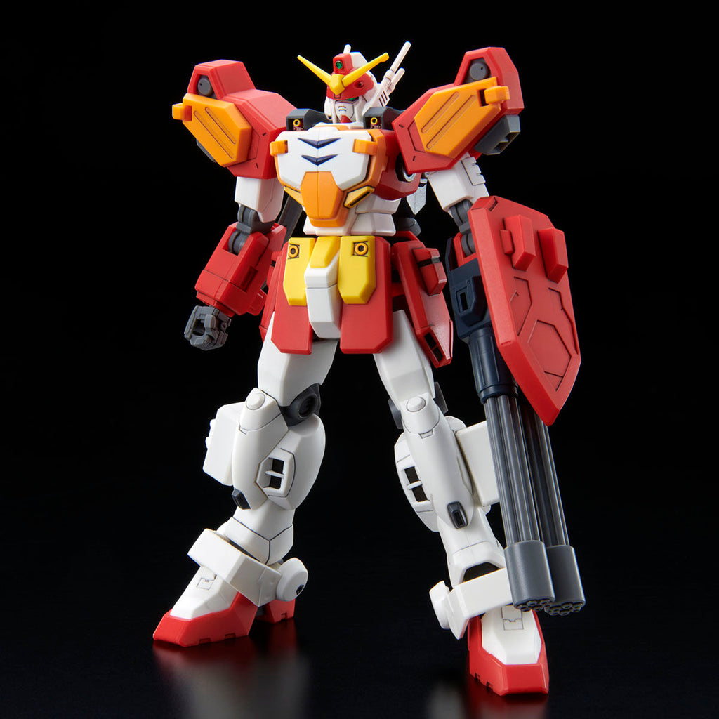 P-Bandai 1/144 HG Gundam Heavyarms Custom front on view.