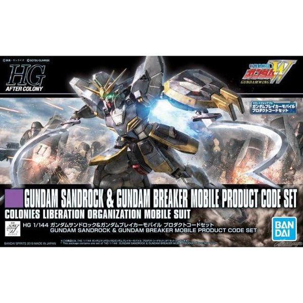 Bandai 1/144 XXXG-01SR Gundam Sandrock & Gundam Breaker package art