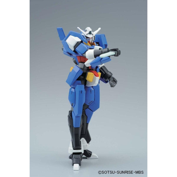 Bandai 1/144 HG Gundam Age-1 Spallow action pose with knife