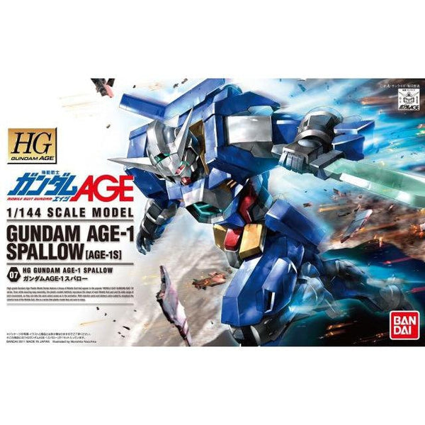 Bandai 1/144 HG Gundam Age-1 Spallow package artwork