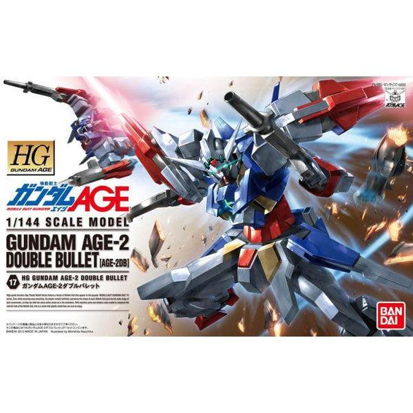 Bandai 1/144 HG Gundam Age-2 Double Bullet package artwork