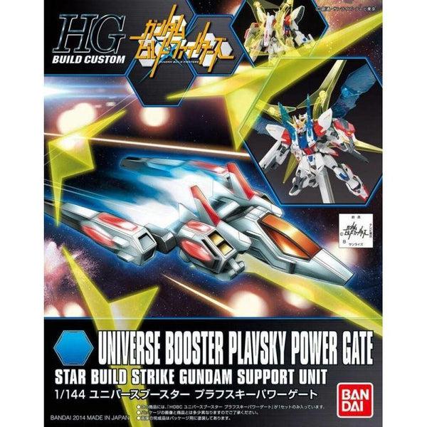 Bandai 1/144 HGBC Universe Booster Plavsky Power Gate package artwork