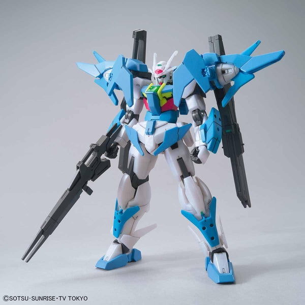 Bandai 1/144 HGBD Gundam 00 Sky (Higher Than Sky Phase) front on pose