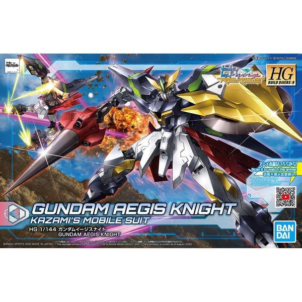 Bandai 1/144 HGBD:R Gundam Aegis Knight package artwork