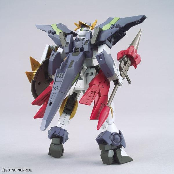 Bandai 1/144 HGBD:R Gundam Aegis Knight rear view.