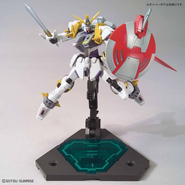 Bandai 1/144 HGBD:R Gundam Justice Knight action pose 1
