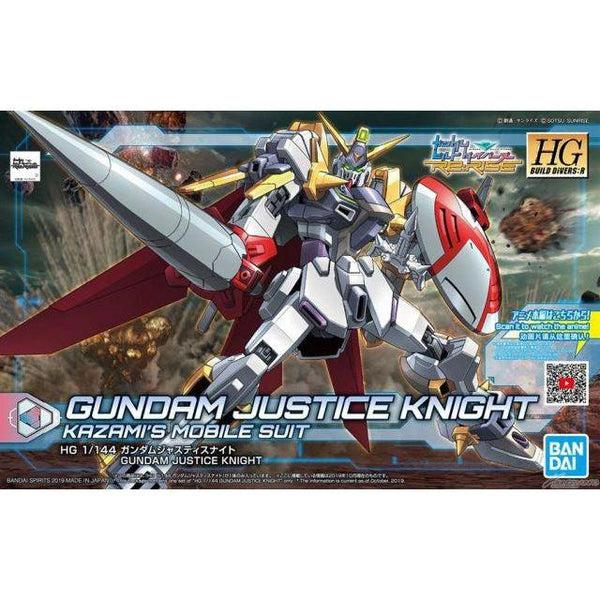 Bandai 1/144 HGBD:R Gundam Justice Knight package art