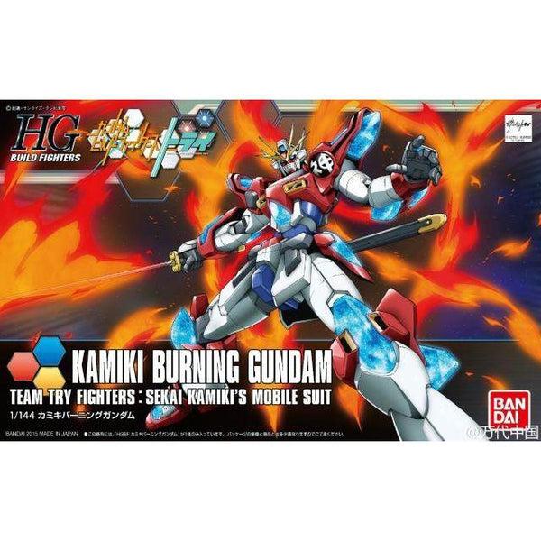 Bandai 1/144 HGBF Kamiki Burning Gundam package art