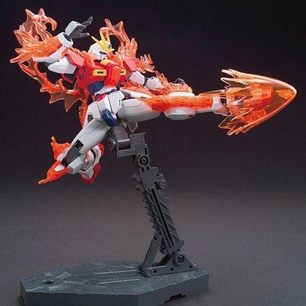 Bandai 1/144 HG BF Try Burning Gundam action pose