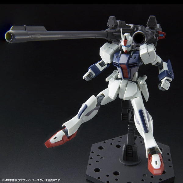 P-Bandai 1/144 HGCE Expansion Set For Windam & Dagger L action pose with weapon. 