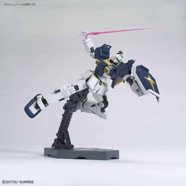 Bandai 1/144 HGGT Gundam Ground Type-S Gundam Thunderbolt Version with weapon flight pose