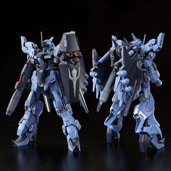 P-Bandai 1/144 HG AMX-018 Hades Todesritter front on view and  rear view.