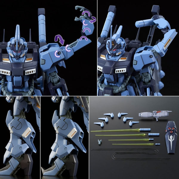 P-Bandai 1/144 HG AMX-018 Hades Todesritter key arm and leg movements plus included accessories