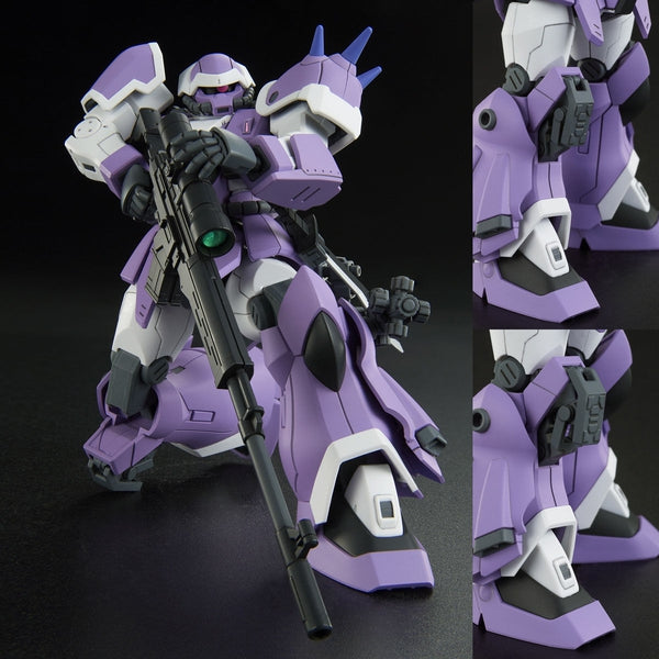 P-Bandai 1/144 HG Efreet Jaeger action pose with knee detail