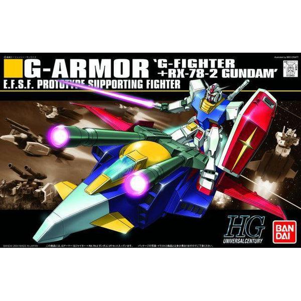 Bandai 1/144 HGUC G-Armor (G-Fighter + RX-78-2 Gundam) package art
