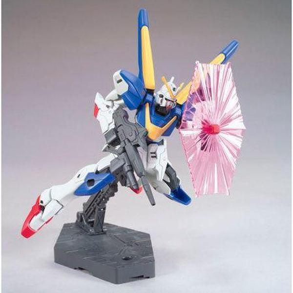 Featuring all its standard weapons and accessories like the beam shield, beam saber and beam bazooka, this will be a great continuation to your newly-formed HG Victory Gundam collection action pose with weapon. 