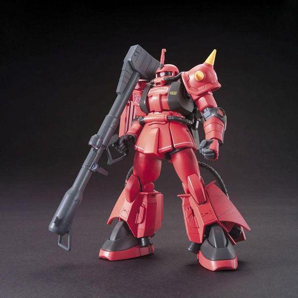 Bandai 1/144 HGUC - MS-06R-2 ZAKU II - J.Ridden's Customize Mobile Suit front on pose