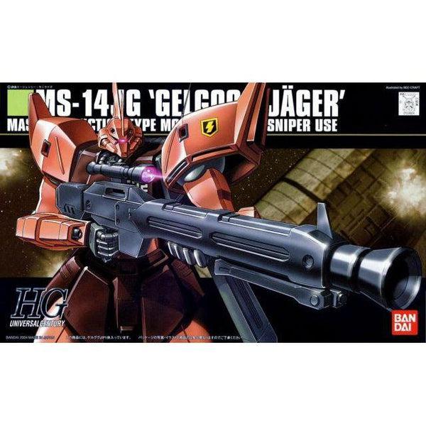 Bandai 1/144 HGUC MS-14JG Gelgoog Jager package artwork